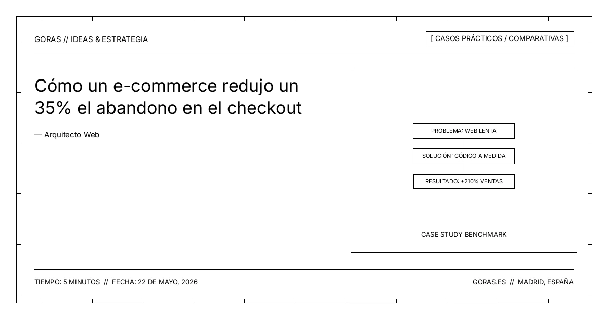 Caso de éxito reducción de abandono de checkout