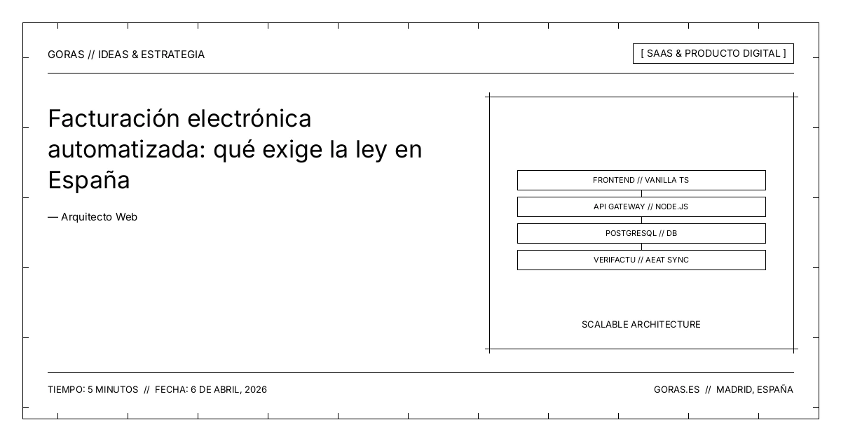 Facturación electrónica obligatoria en España Ley Crea y Crece