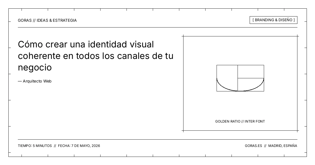 Coherencia de identidad visual omnicanal