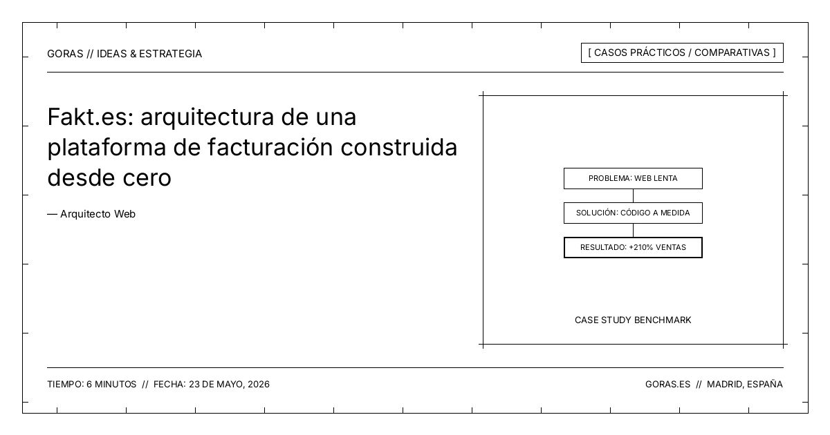 Caso de éxito arquitectura Fakt.es