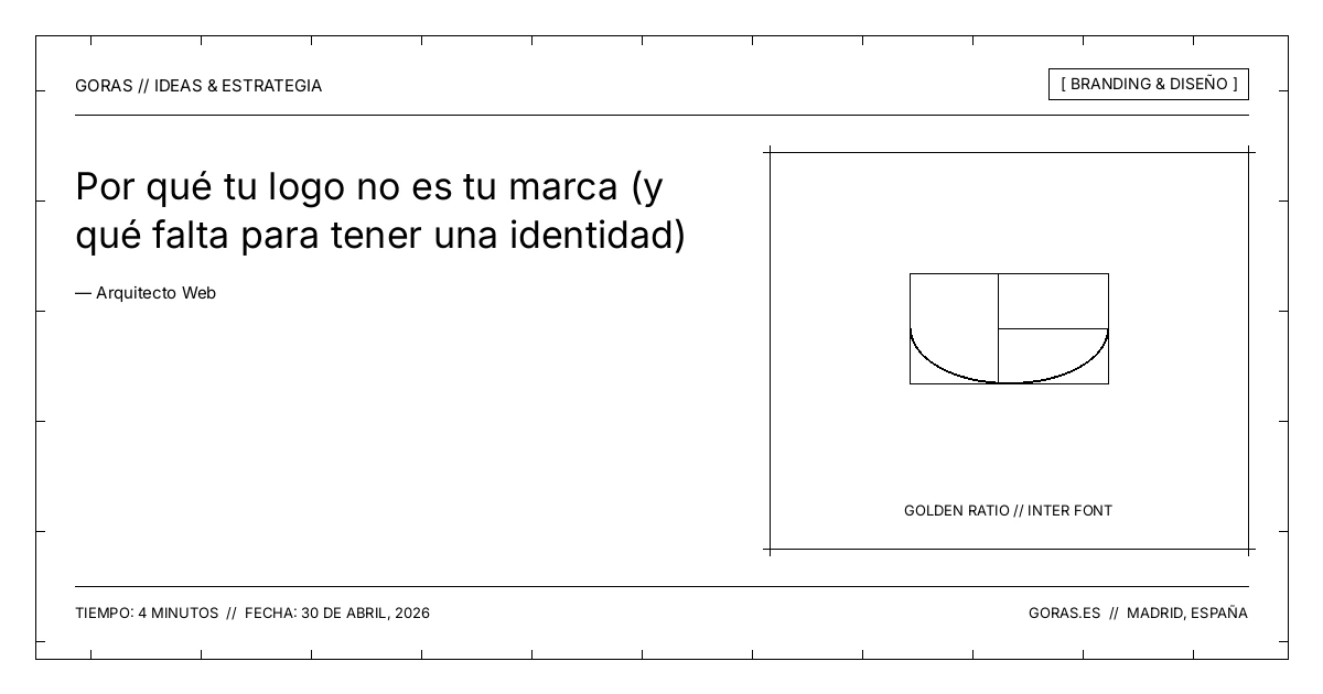 Diferencia entre logotipo e identidad de marca