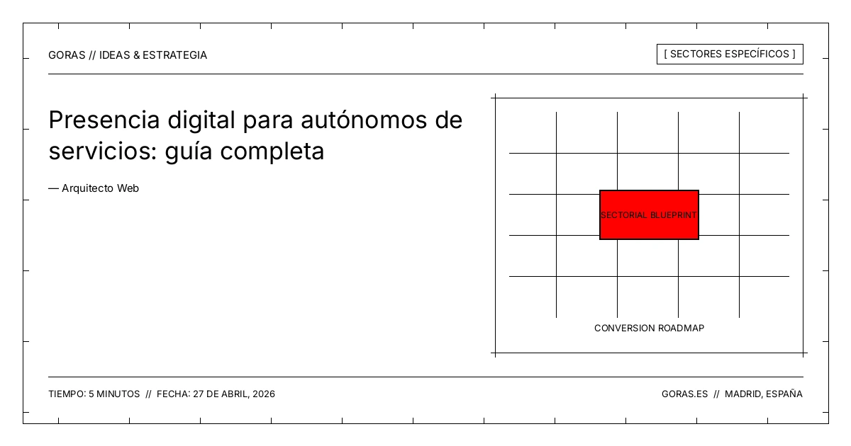Estrategia digital completa para autónomos