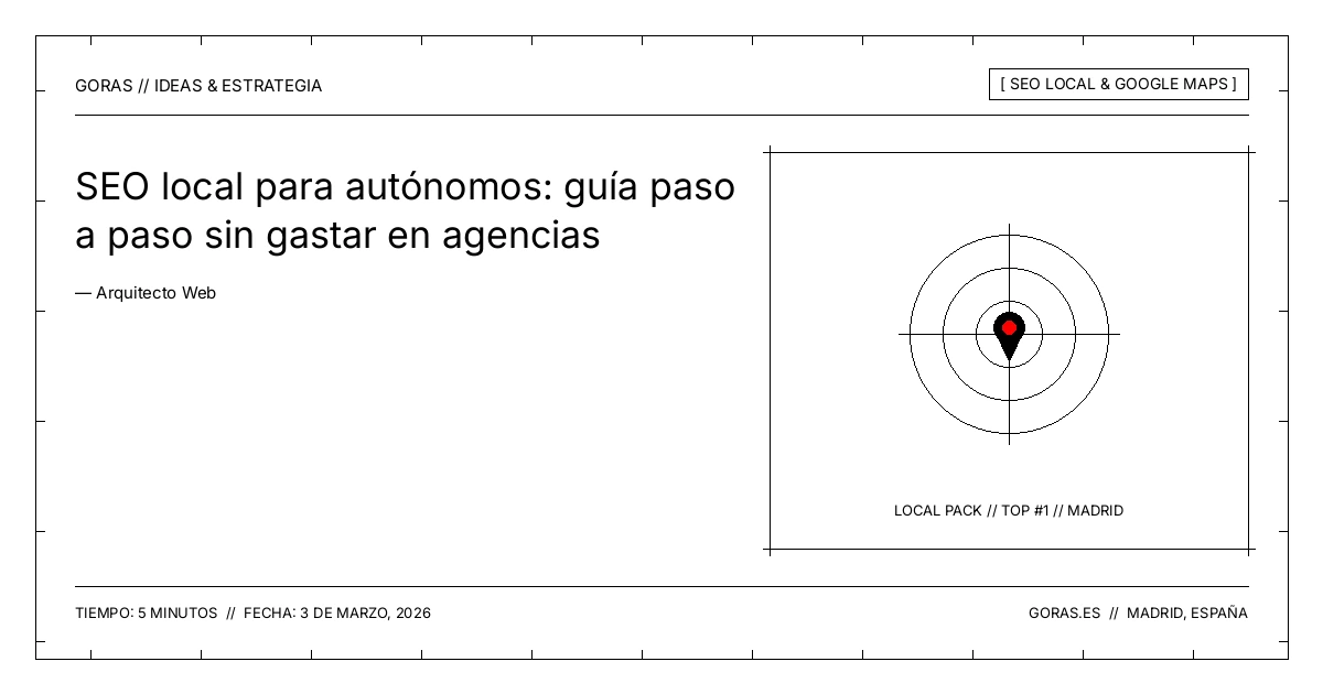 Guía de SEO local para autónomos