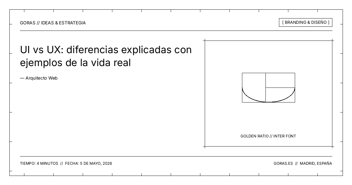 Diferencias entre UI y UX