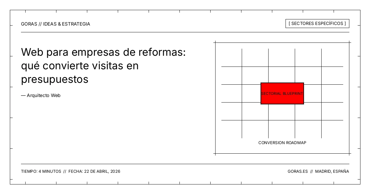 Diseño web para empresas de reformas