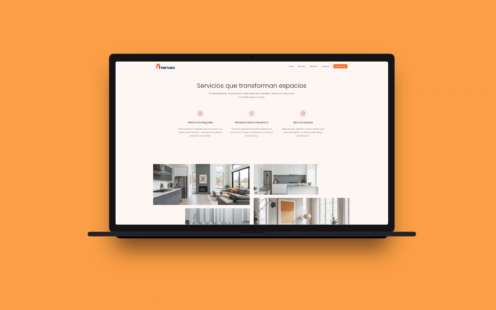 Pinturo — Plataforma de servicios de pintura y acabados